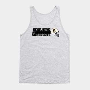 Saguaro Sabercats (Rush Secondary - Black) Tank Top